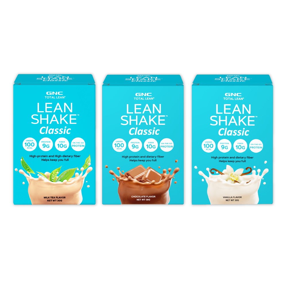 GNC 健安喜 經典纖窈奶昔 奶茶風味/香草風味/巧克力風味 (7包/盒) 每包低於100大卡 高蛋白/高膳食纖維