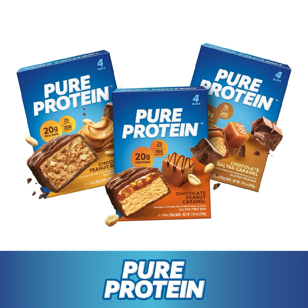 【Pure Protein】Pure 高蛋白能量棒|蛋白餅乾 Protein Bars 營養棒 蛋白棒 零食