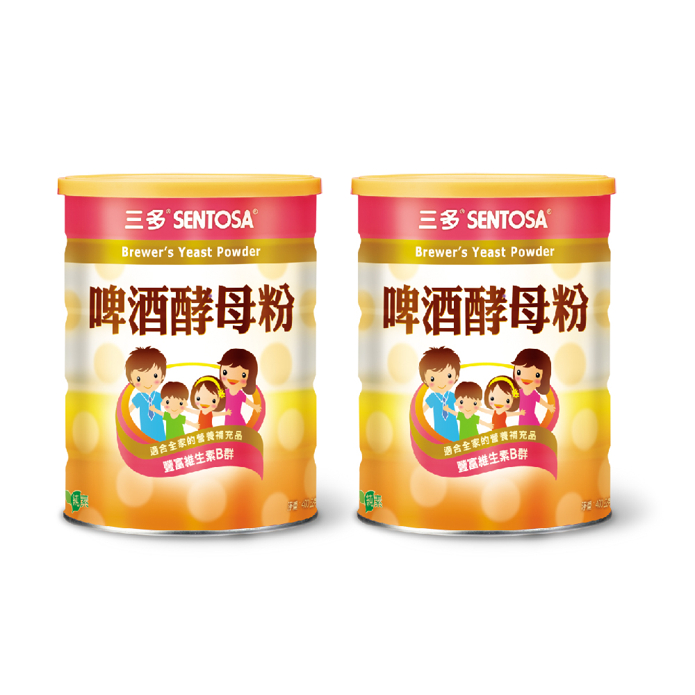 SENTOSA 三多 健康系列-啤 酒酵母粉(400gx2罐)