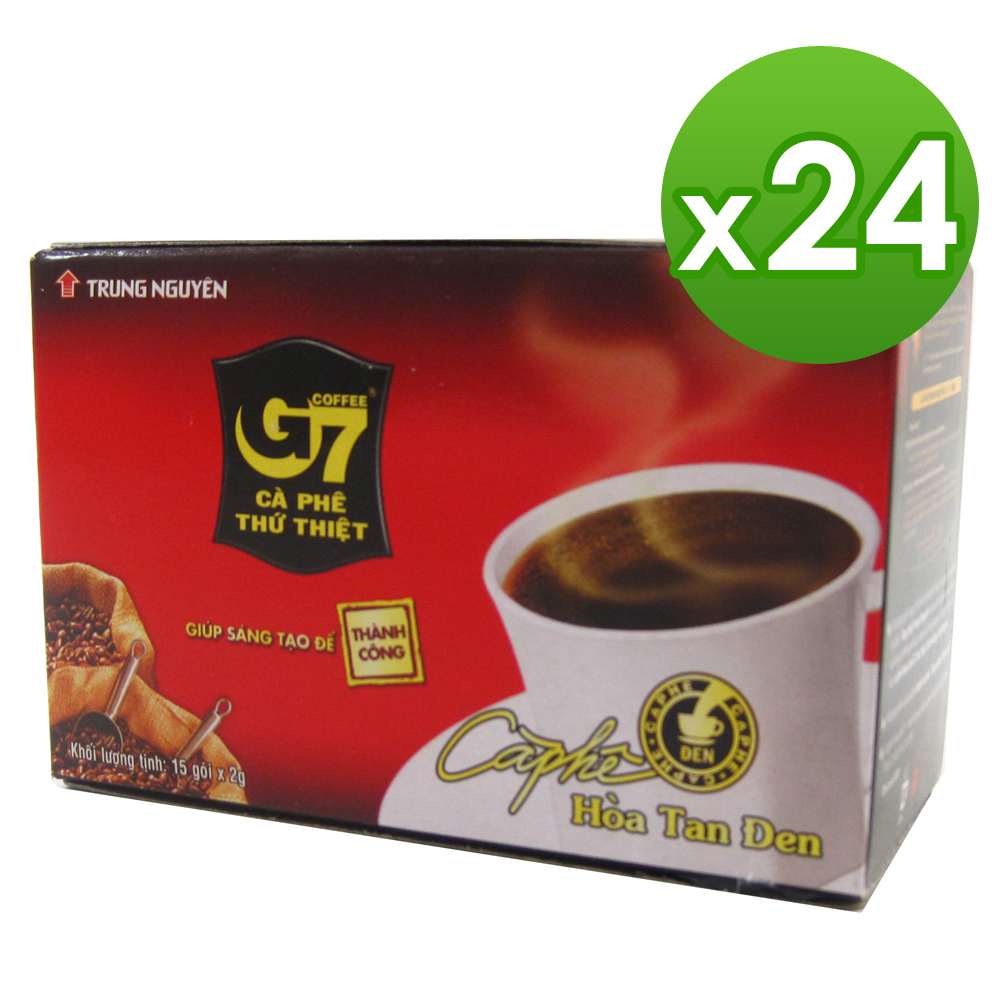 G7 即溶黑咖啡(2g*15包/盒)*24盒