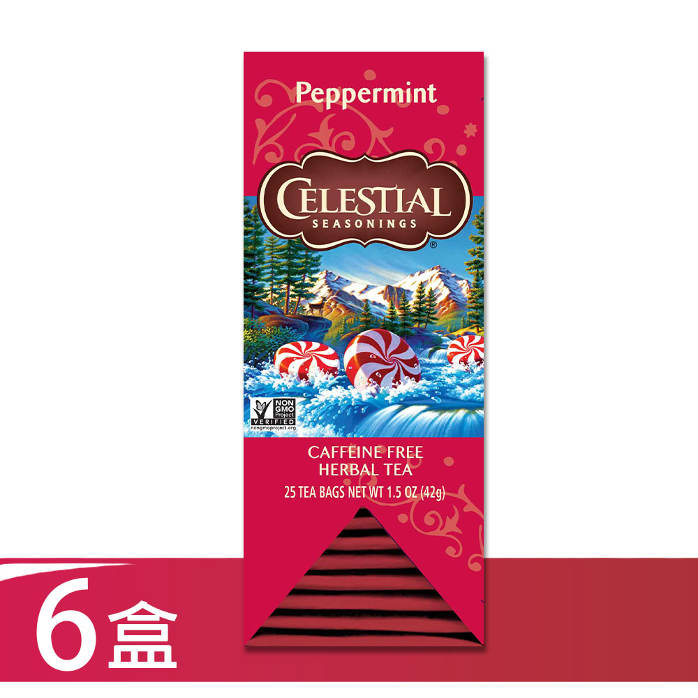 Celestial 詩尚草本 薄荷茶6盒優惠組(25獨立包 x 6)