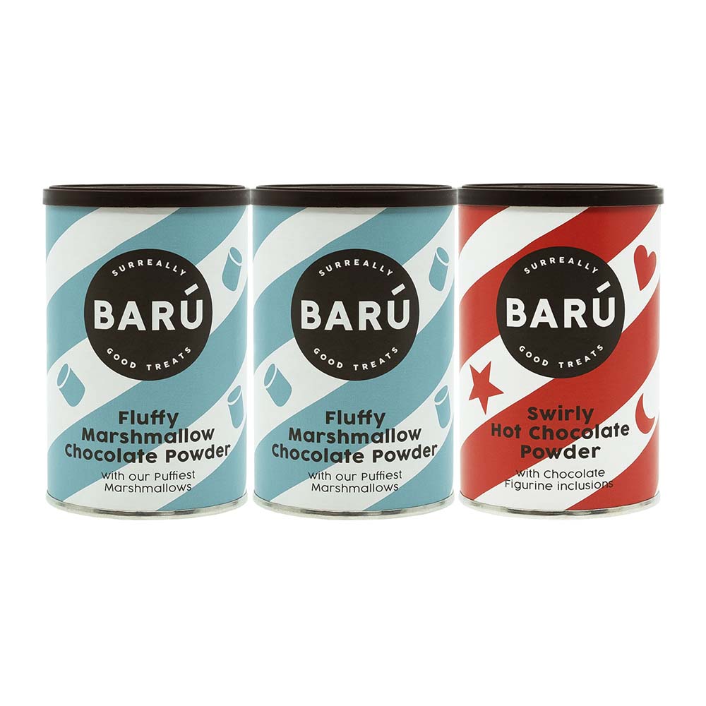 PALIER | Baru | 比利時頂級可可粉系列 3入 250g《繽紛巧克力可可、雲朵棉花糖可可》