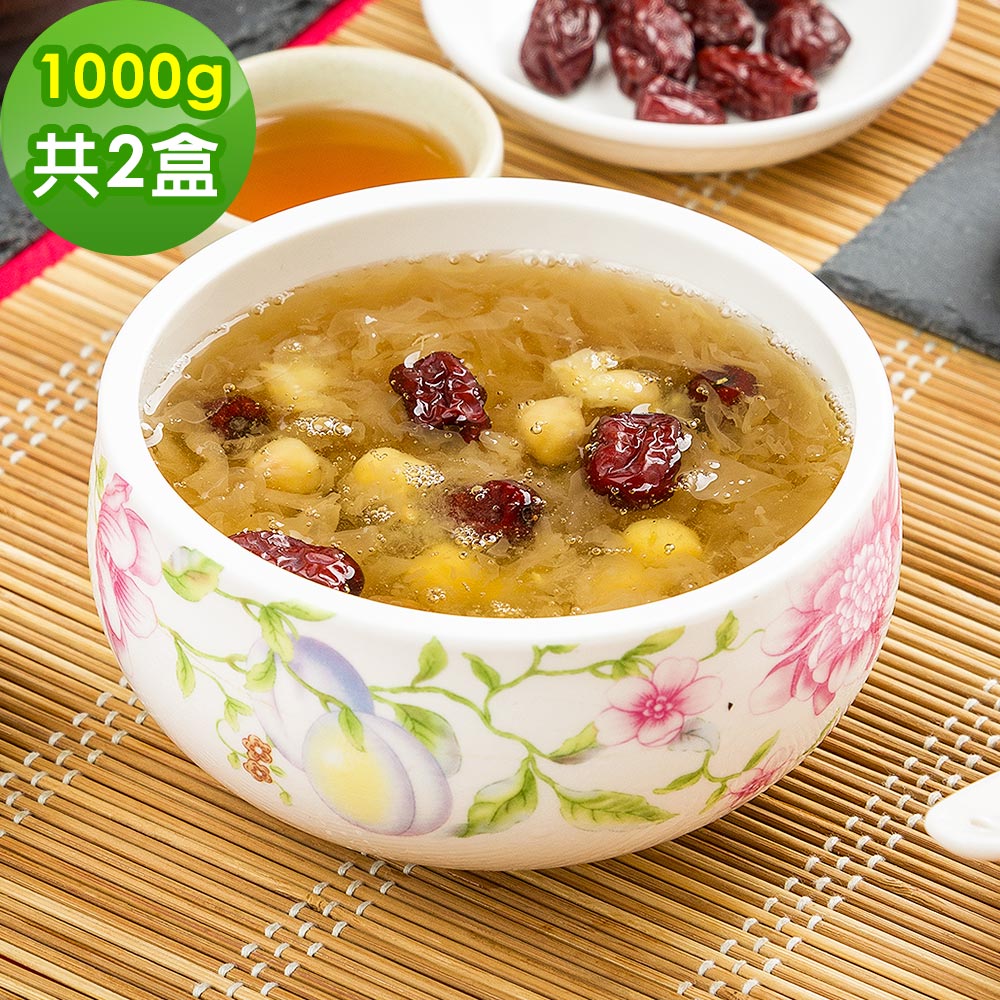 樂活e棧 -中元節普渡祭祀素食合菜-白木耳露2盒(1000g/盒)-全素