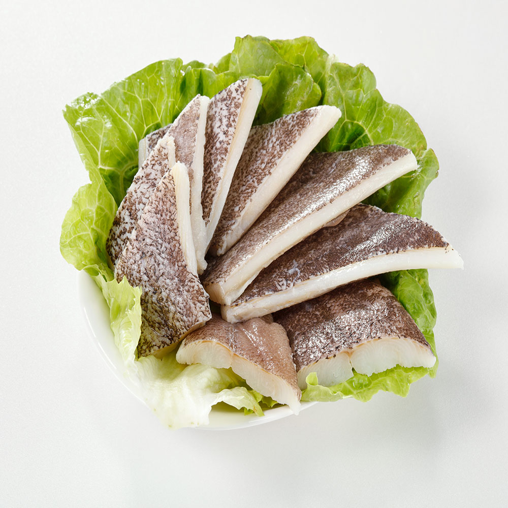 華得水產 美國阿拉斯加生箭齒鰈魚尾巴(500g/包)