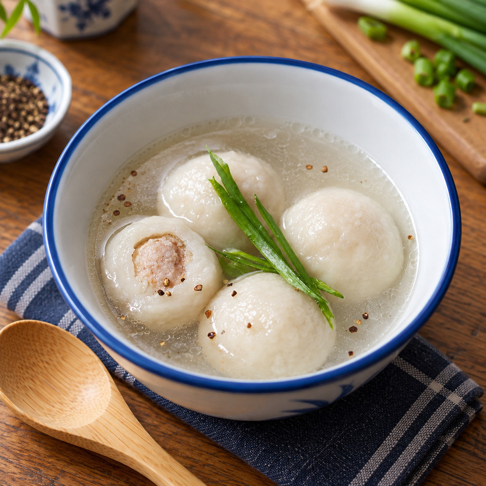 Nan-Yuan 南園食品 招牌鮮肉鹹湯圓10入x5盒(250g/盒 南門市場 台北必吃 名店 冬至 元宵 宵夜 暖胃 煮湯)