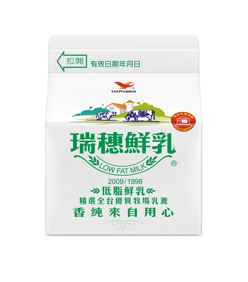 7-ELEVEN 統一超商 〔隨行取〕瑞穗低脂鮮乳(230ml) 1瓶