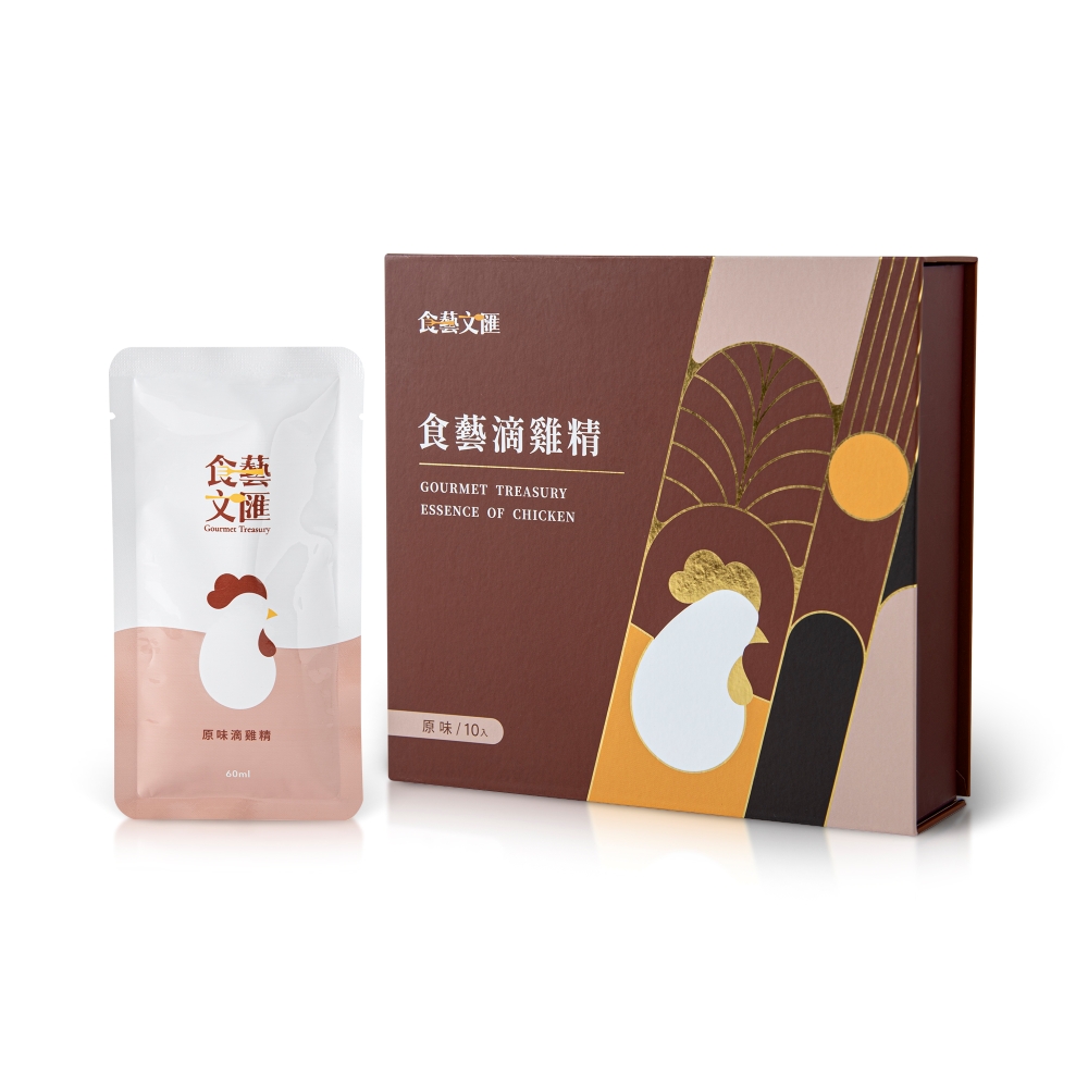 食藝文匯 滴雞精禮盒 10入x60ml