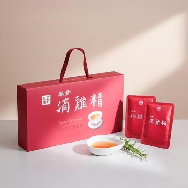 紅豆食府 烏骨滴雞精(10包/盒)