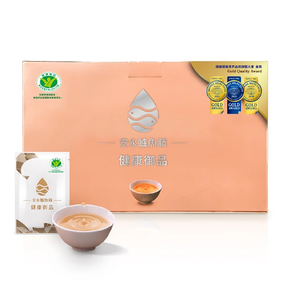 Anyong 安永鮮物 健康御品鱸魚精15入禮盒-常溫(60ml/包/零添加/威品嚴選)