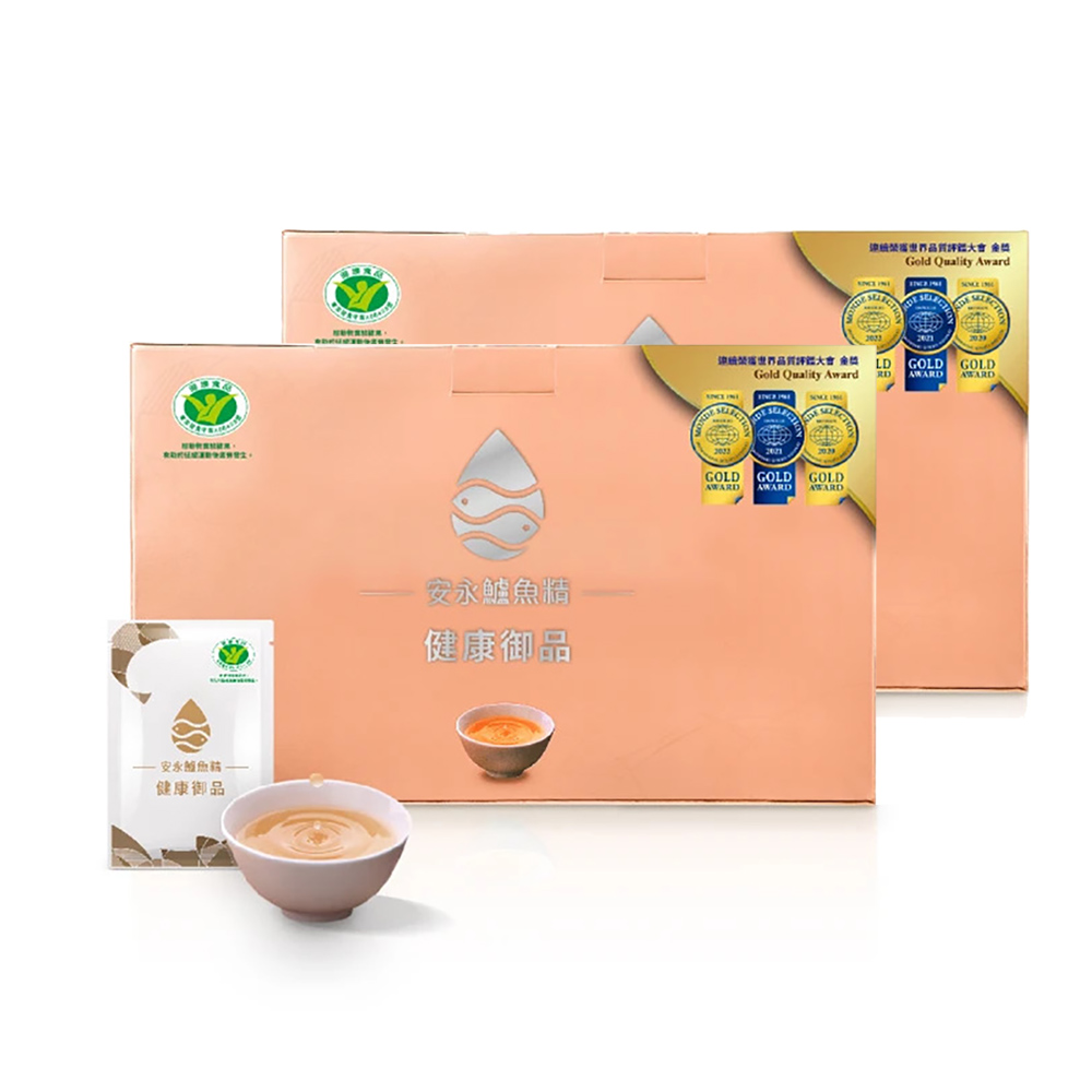 Anyong 安永鮮物 健康御品鱸魚精15入x2盒-常溫(60ml/包/無薑無蔥/威品嚴選)