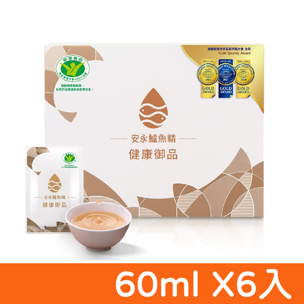 Anyong 安永鮮物 【安永】鱸魚精 健康御品 60ml 6入/盒 (禮盒 送禮 常溫)
