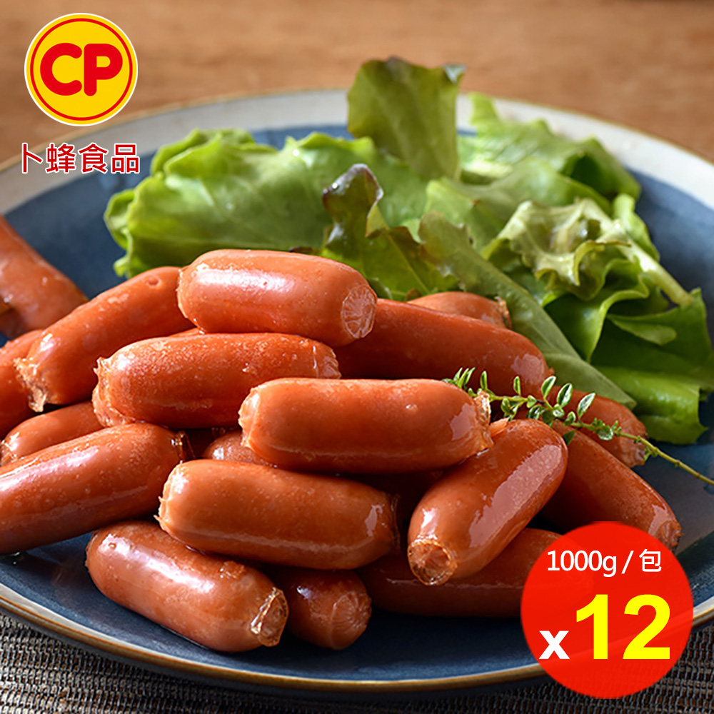 卜蜂 鮮Q腸 超值12包組(1kg/包)_居家料理.露營燒烤.早餐.鍋物夯品