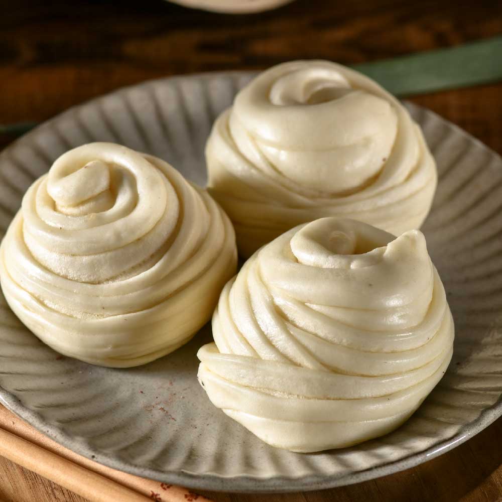 良品開飯 小螺絲捲捲6入/盒*3(240g/盒 港點 螺絲捲 包子 饅頭)