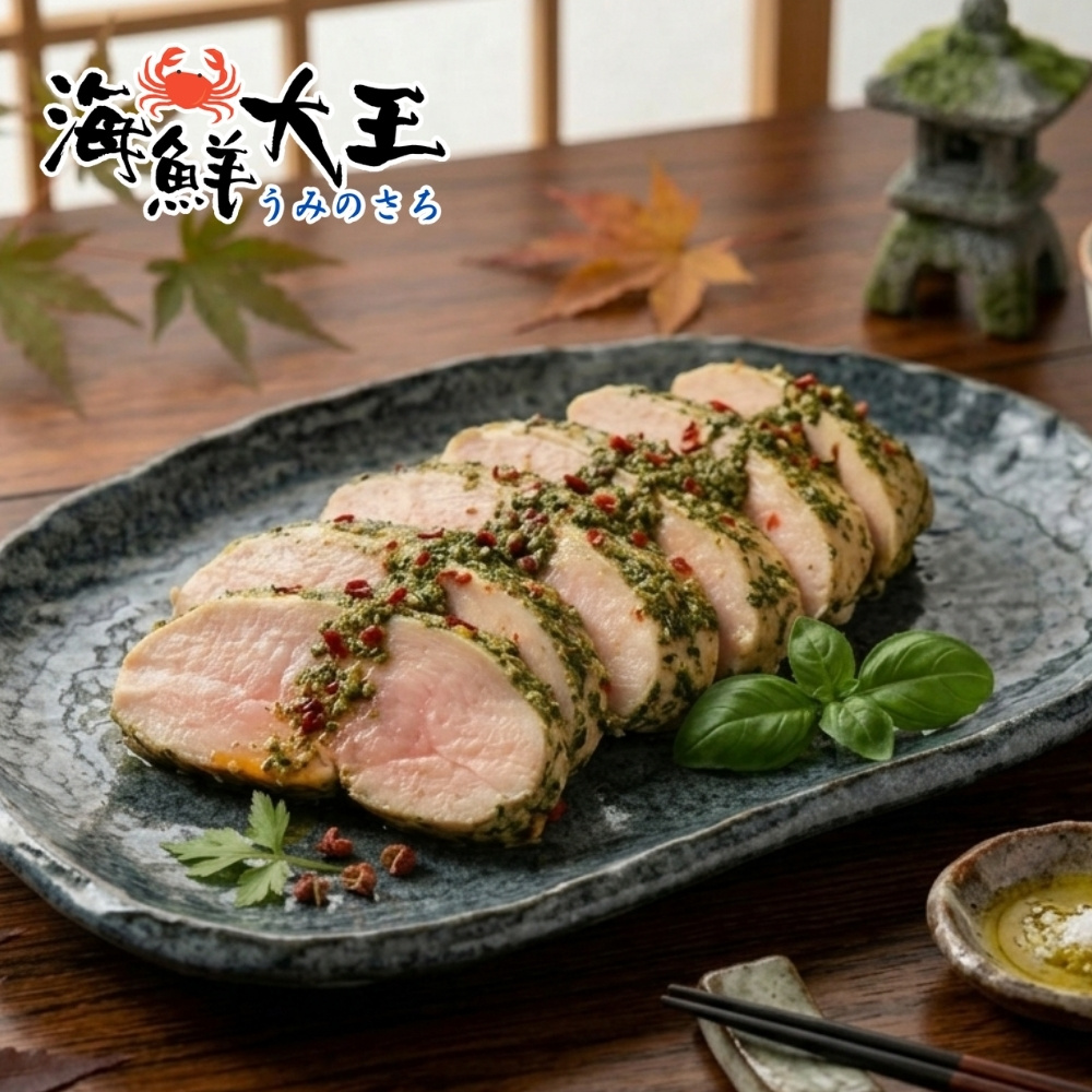 【海鮮大王】義式辣味青醬舒肥雞胸*12包組 (170g±10%) 輕盈首選 日常必備 即食方便