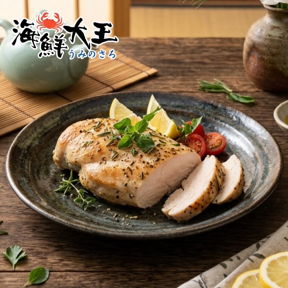 【海鮮大王】義式香草風味舒肥雞胸隨手包*10包組 (100g±10%) 輕盈首選 日常必備 即食方便