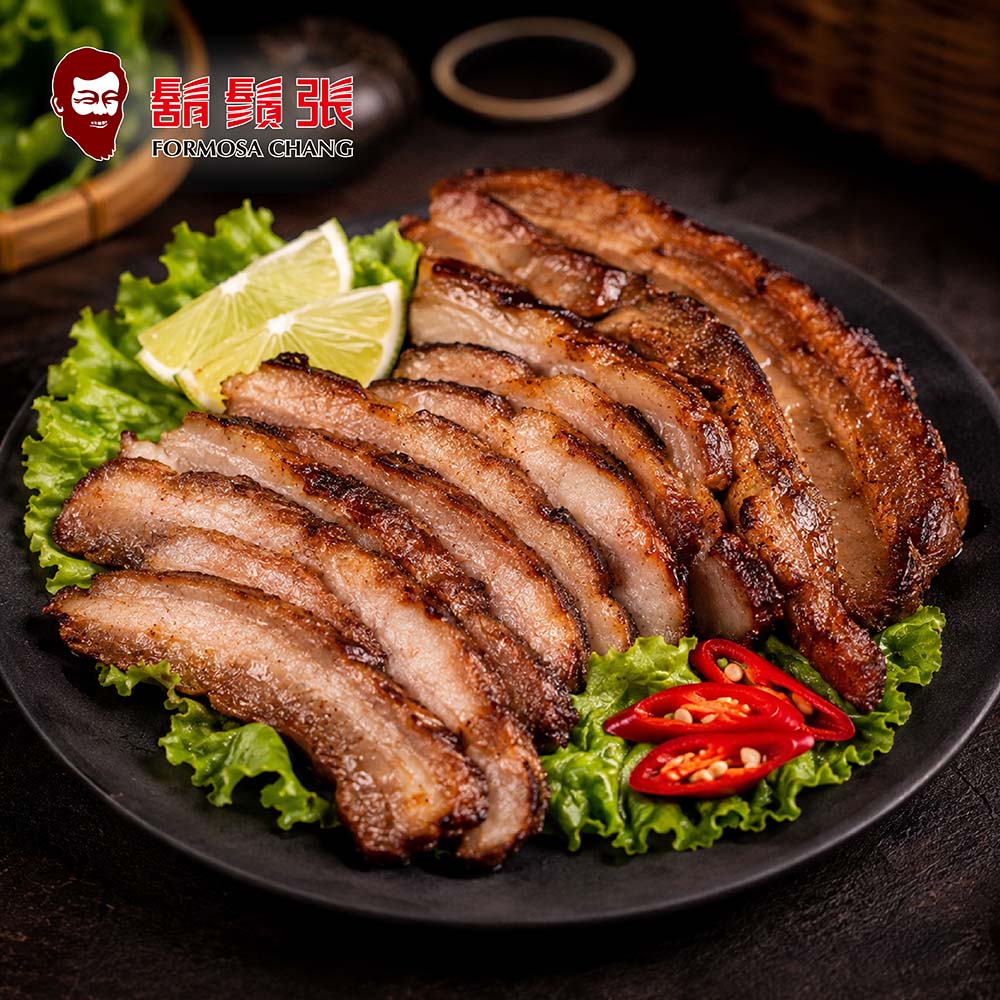 鬍鬚張 石板鹹豬肉300gx3 (台灣連鎖名店 獨門辛香醃製 原民風味 冷凍宅配)