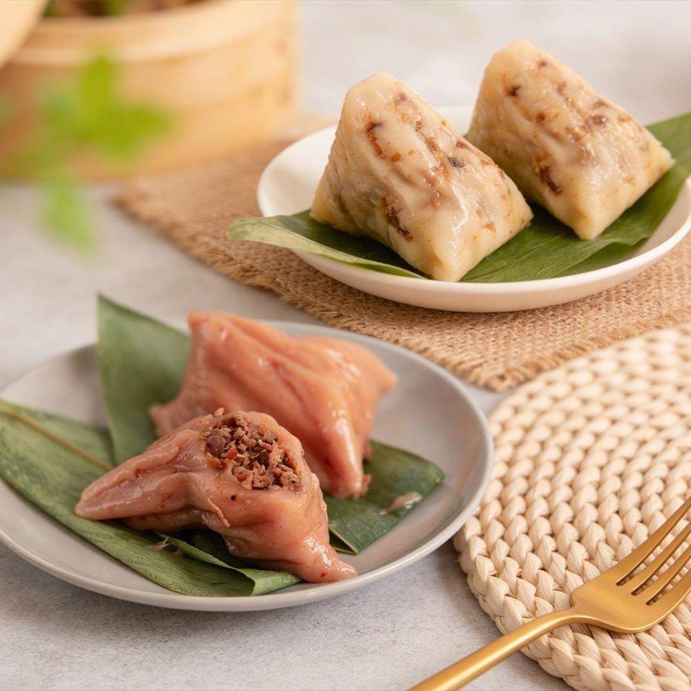 【巧食家】古早味粿粽-全素X4包 200g/2顆/包 (原味.麻辣)