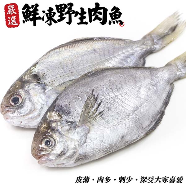 海肉管家 鮮凍野生肉魚x8包(每包2尾/約200g)