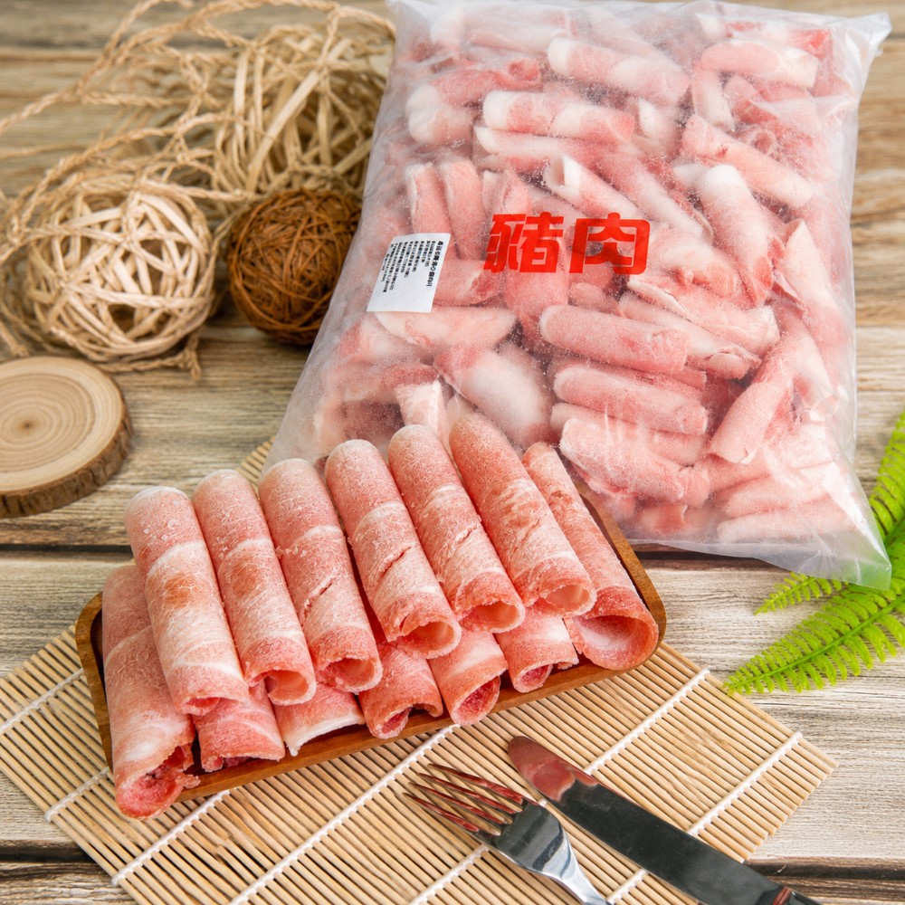 小嚼士 嚴選豬腿肉片 3KG 家庭囤貨2包組(火鍋肉片 燒烤肉片 炒片 冷凍豬肉 豬肉片 冷凍肉品 團購 露營)