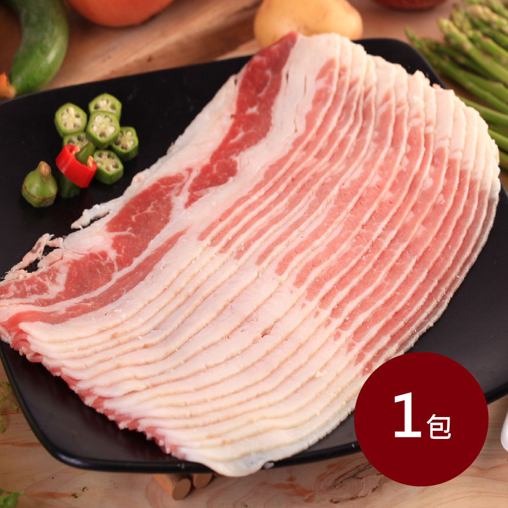 【料里長】美國安格斯CHOICE腹脅牛火鍋片1包(1000g/包)-厚約0.2cm