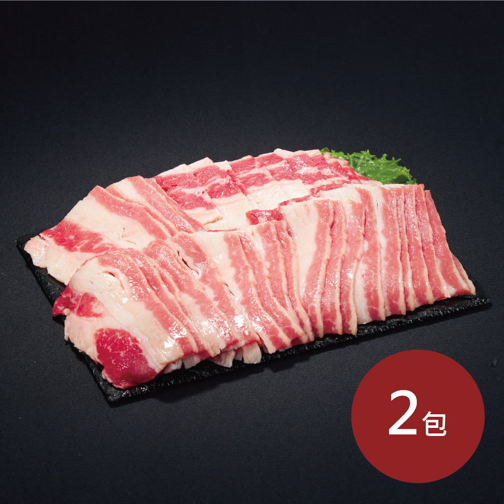 【料里長】美國安格斯牛五花燒肉片2包(500g/包)-厚約0.4cm/中秋烤肉