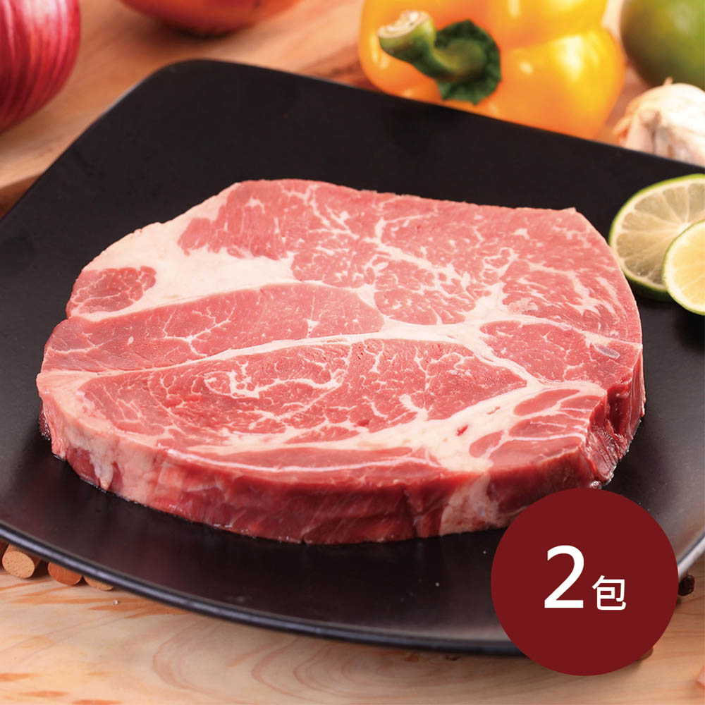 【料里長】美國安格斯濕式熟成嫩肩梅花牛排2包(280g/包)