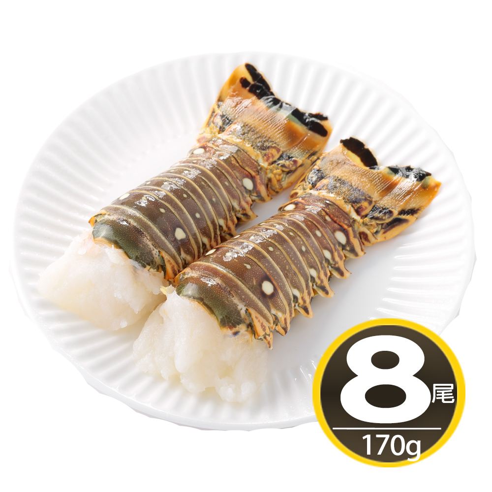 華得水產 野生頂級龍蝦身8包組(170g/包)