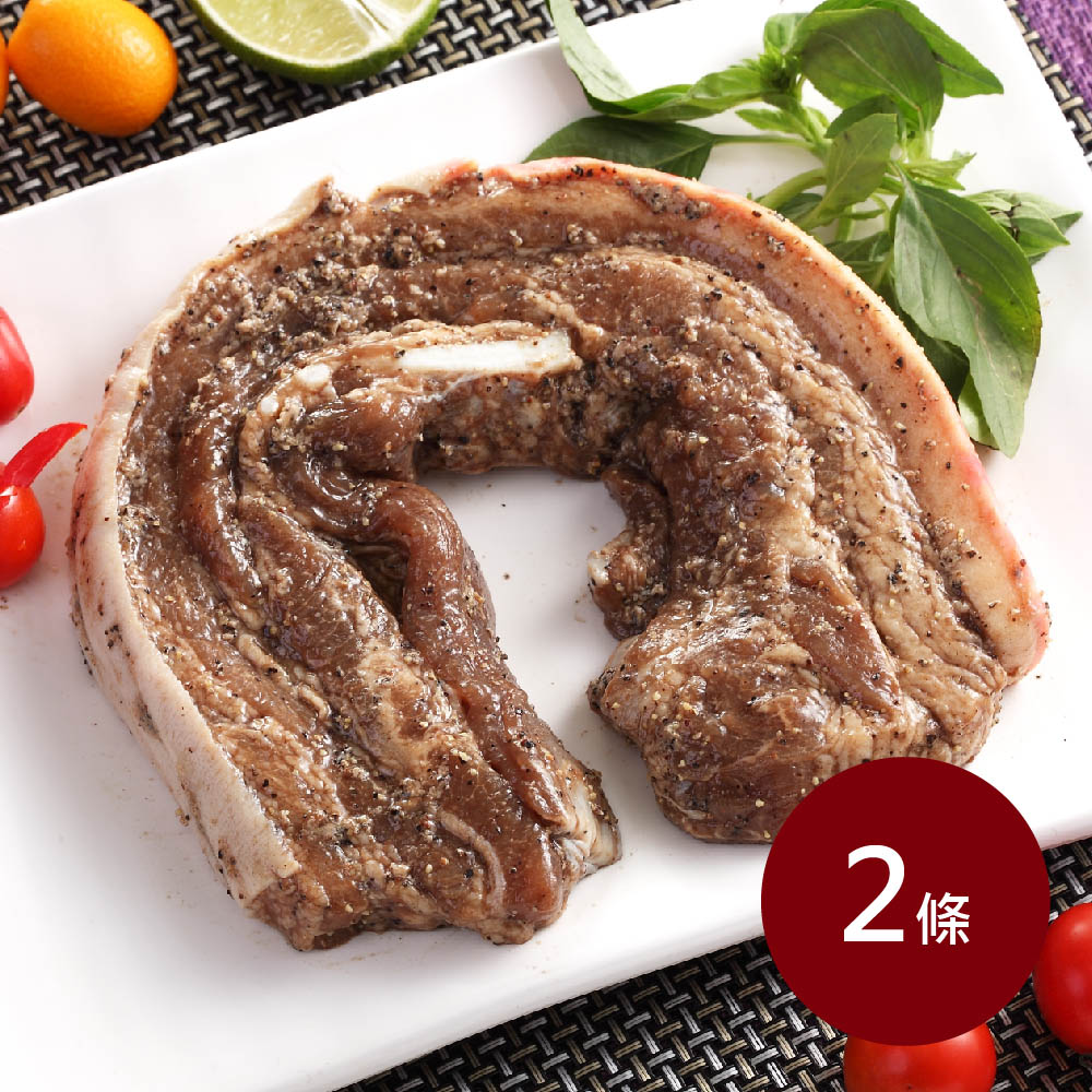 八方行 客家岩燒豬肉2條(350g/條)
