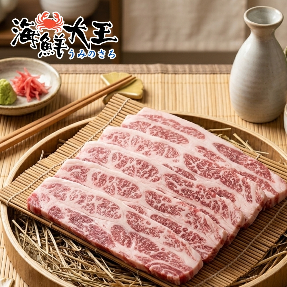 【海鮮大王】西班牙頂級伊比利松阪豬*3包組 (200g±10%) 高級食材 火鍋燒烤 聚會宴客