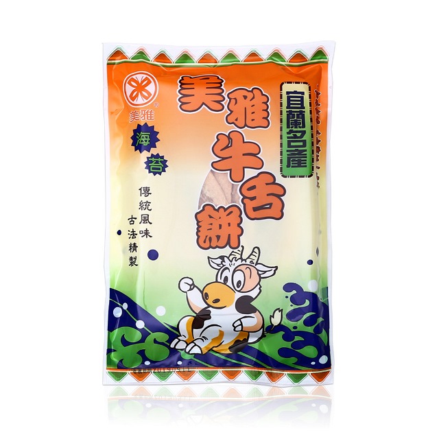 美雅宜蘭餅 優質牛舌餅-海苔芝麻x15包