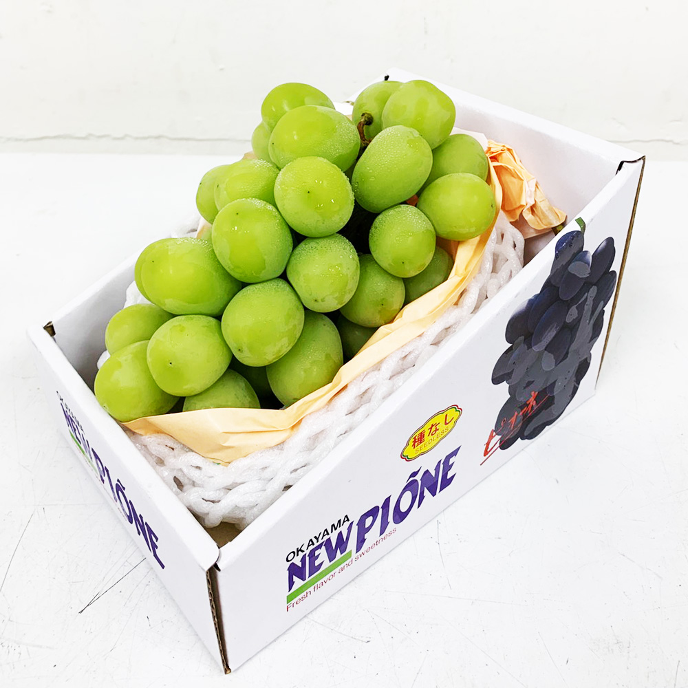 RealShop 真食材本舖 超大串 日本頂級無籽麝香葡萄 單房禮盒 約750g±10%