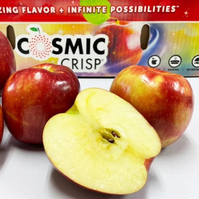 RealShop 真食材本舖 Cosmic Crisp美國華盛頓宇宙脆蘋果8顆禮盒裝 約2.5kg±10%