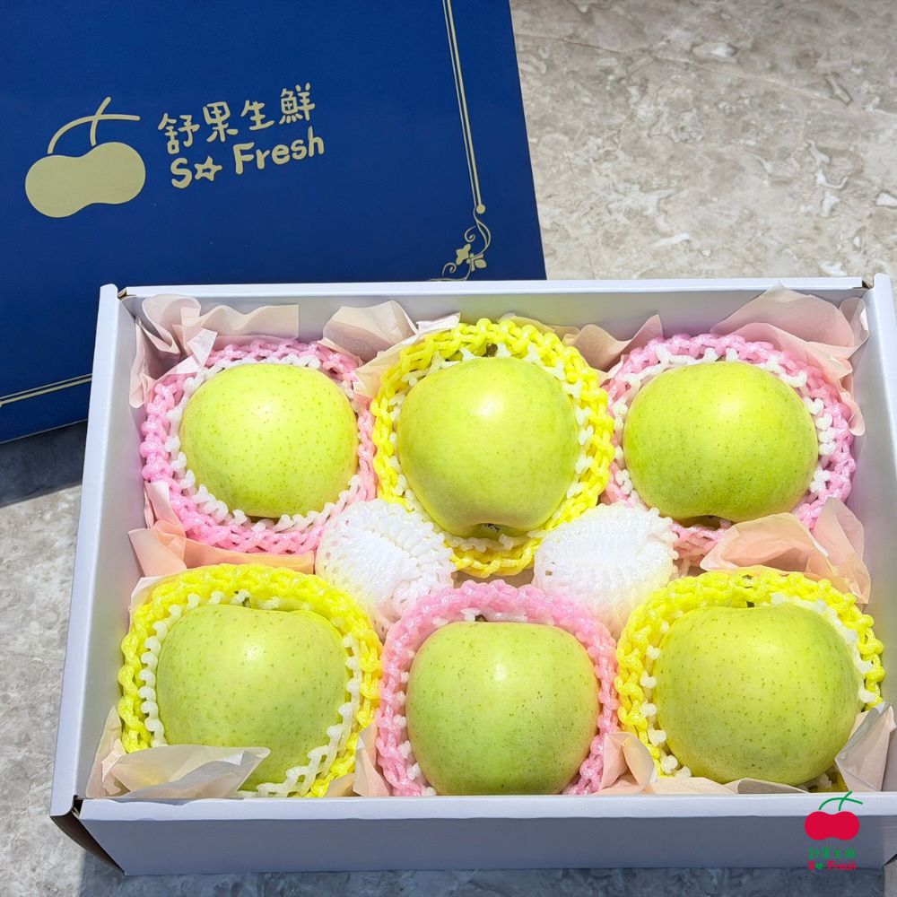 舒果 日本青森土岐蘋果#32S (6顆/約1.8kg/禮盒)