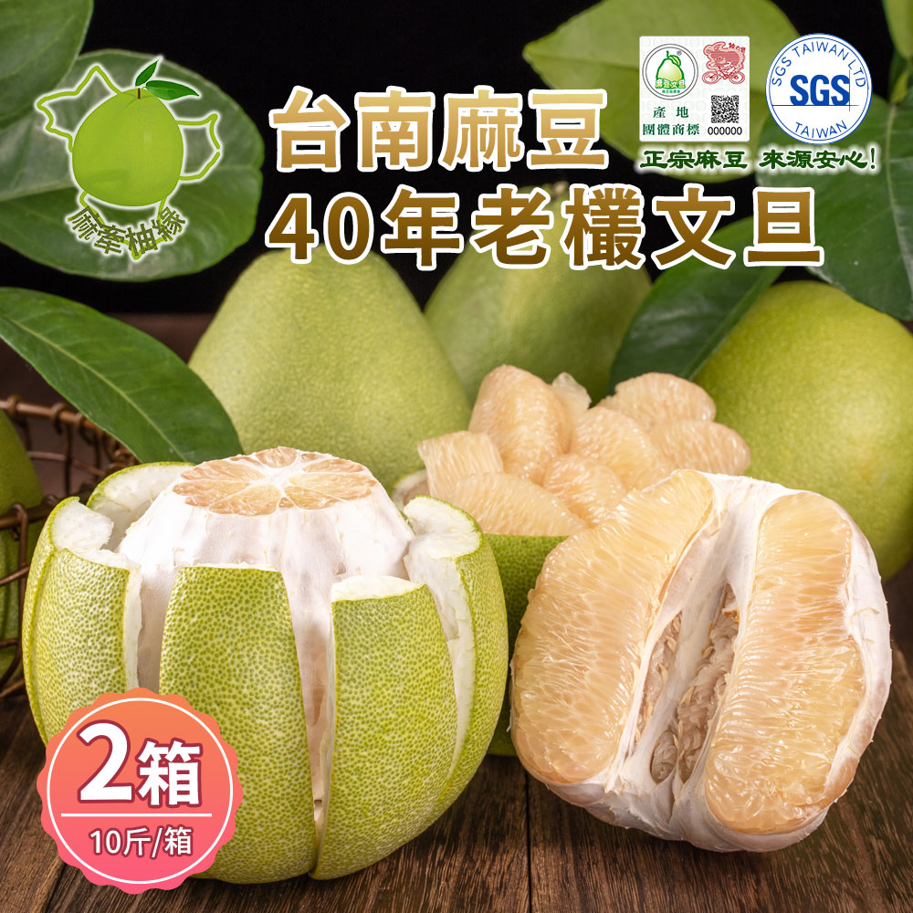 特選　文旦　10kg 02 柚子開採！正宗台南麻豆文旦特級10斤禮盒裝】承載50年的老柚樹