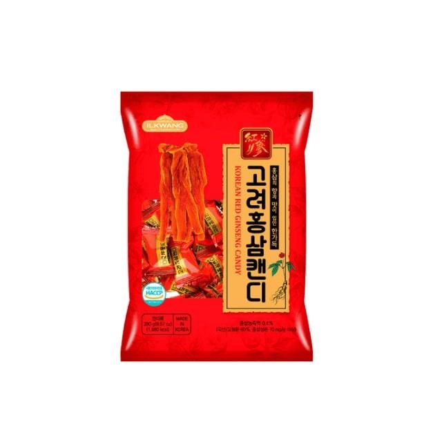 韓國 ILKWANG 紅蔘糖果 280g/包x8包
