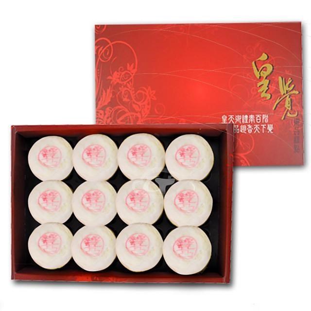 皇覺 預購-中秋臻品系列-純正綠豆椪12入禮盒組
