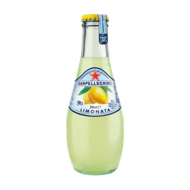 S.Pellegrino 聖沛黎洛 氣泡礦泉水(檸檬風味) 200mlx24入