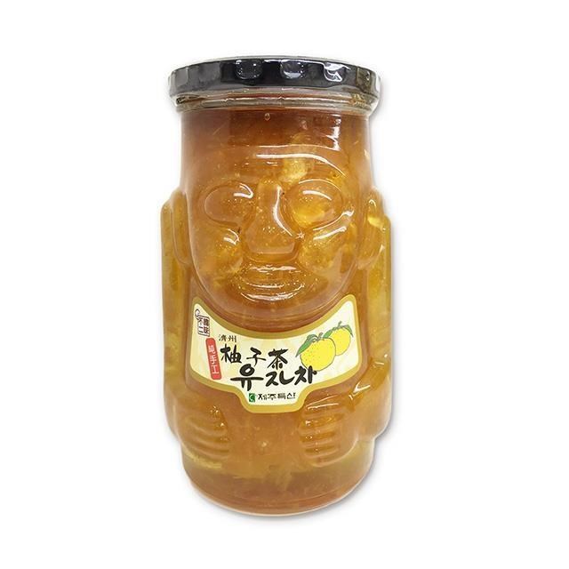 韓味不二 【南紡購物中心】 -濟州柚子茶(果醬) 1kg*3瓶