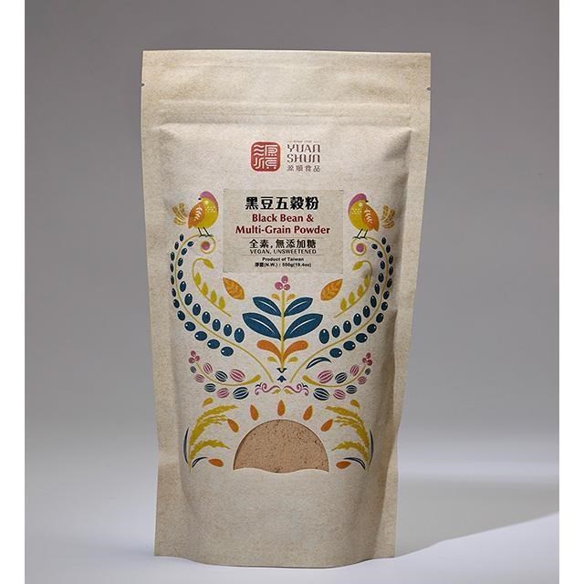 源順 【南紡購物中心】 黑豆五穀粉-無添加糖(500g/包X2包)