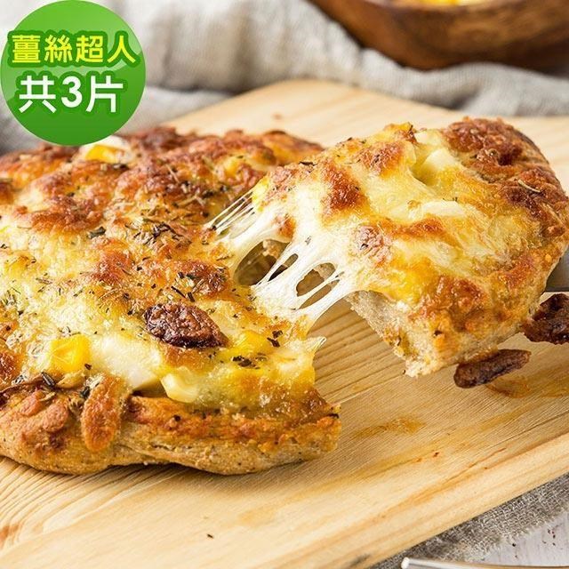 i3微澱粉 鈣好菌低糖披薩-薑絲超人150gx共3入(益生菌 營養師 輕食 微米鈣)