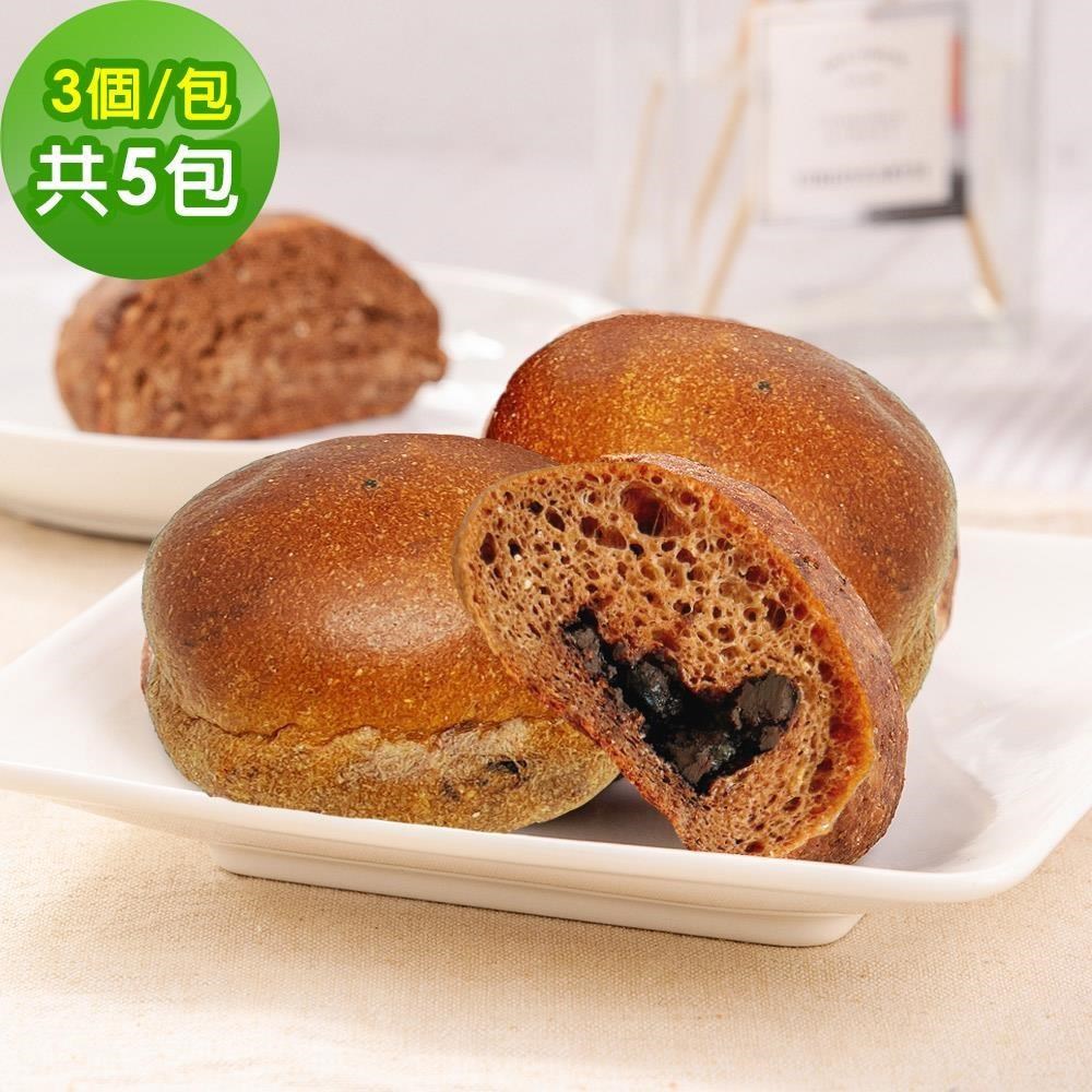 i3微澱粉 低糖好纖手工麵包-巧克力小餐包15顆(271控糖配方 麵包 高蛋白)