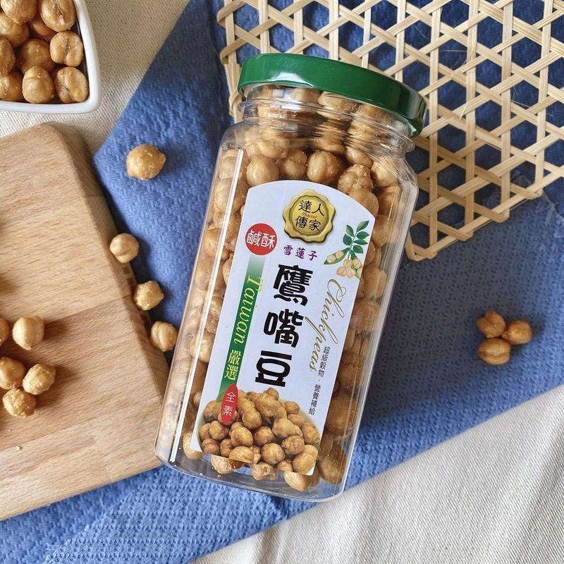 達人傳家 【南紡購物中心】 鹹酥鷹嘴豆180g/罐(10巏)
