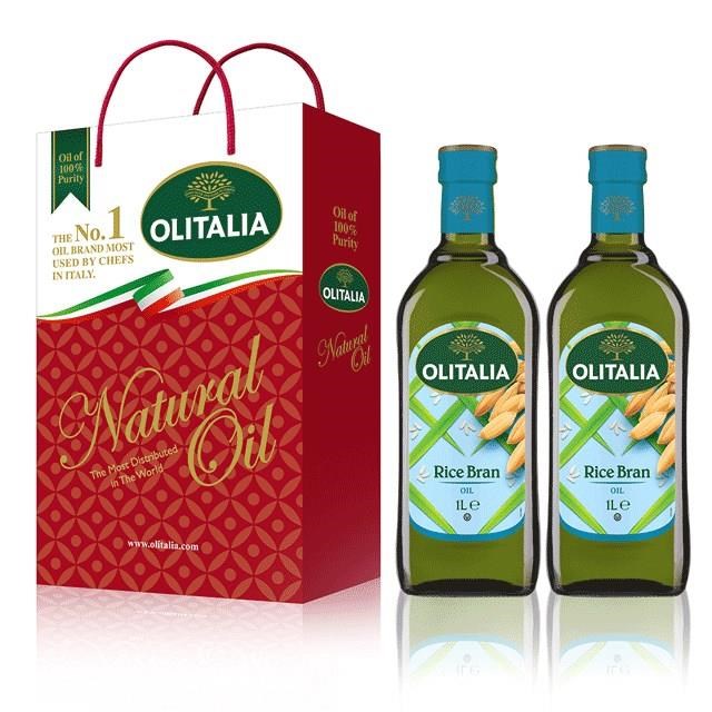 Olitalia 奧利塔 玄米油禮盒3組 (2罐/組)