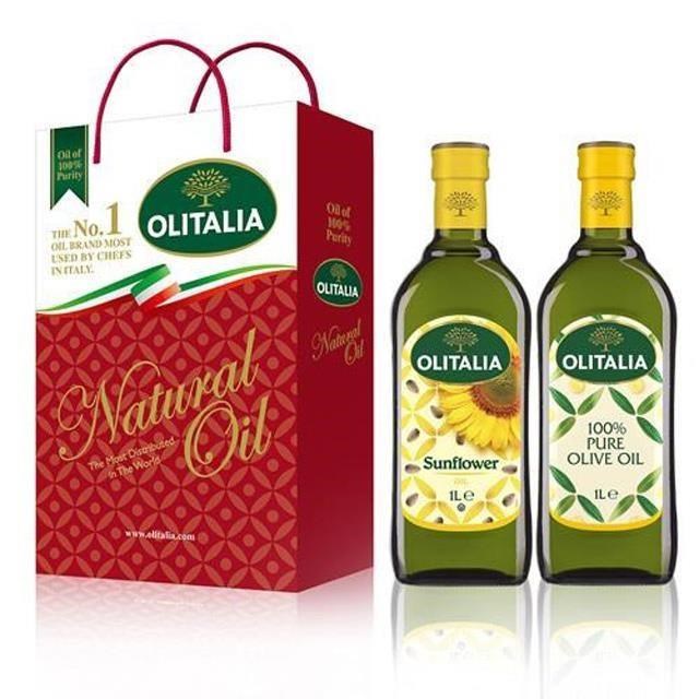 Olitalia 奧利塔 綜合禮盒組2組 (橄欖+葵花共2罐/組)