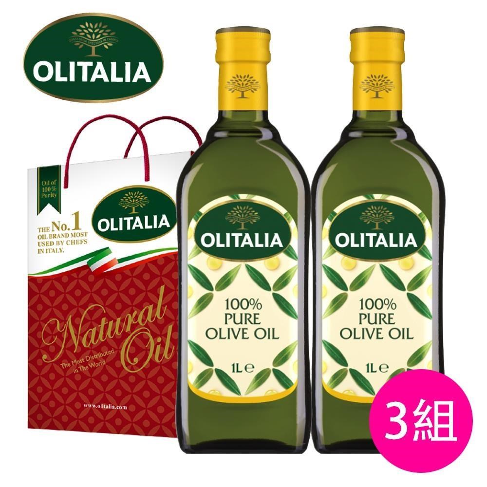 Olitalia 奧利塔 獨家橄欖油1000ml禮盒3組 (2罐/組)