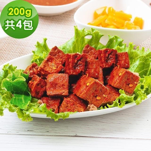 樂活e棧 麻辣豆干200g/包,共4包