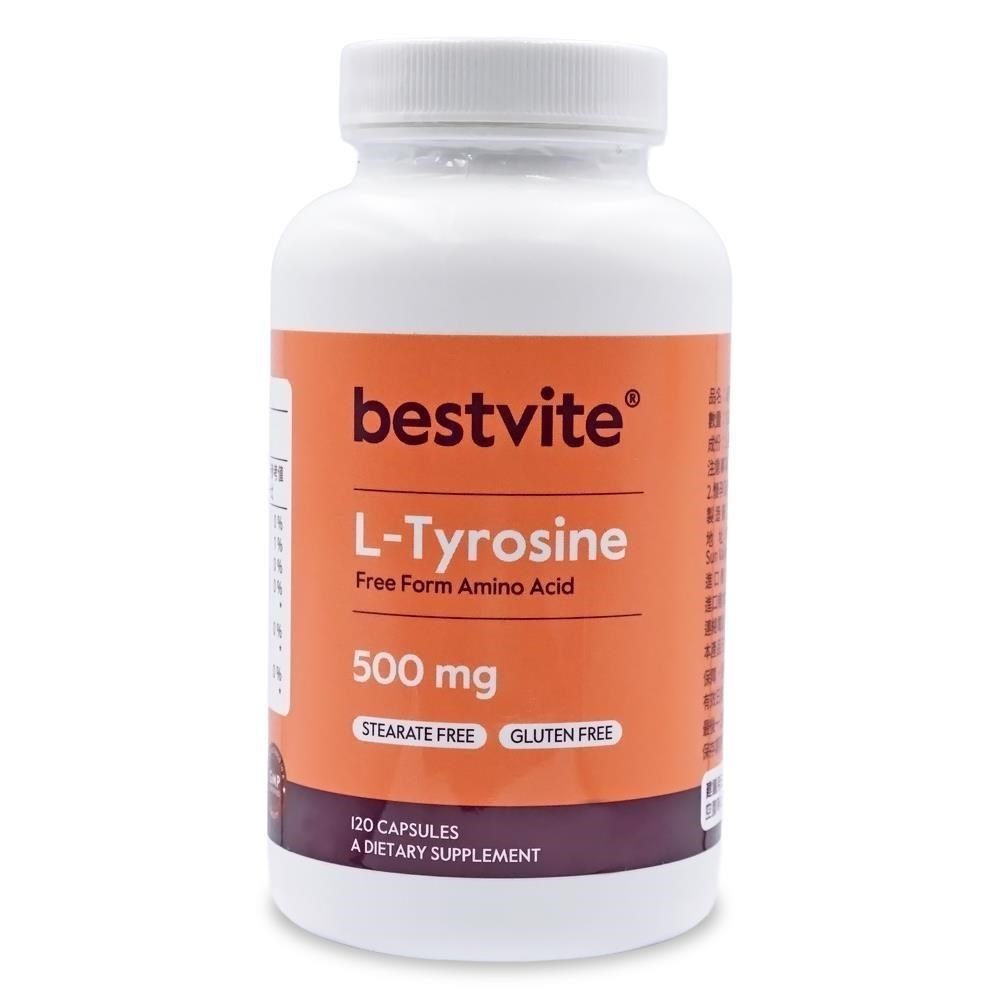 Bestvite 必賜力 酪胺酸膠囊1瓶(120顆)