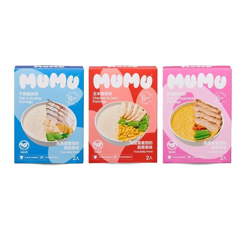 BabyCity 娃娃城 【MUMU】寶寶粥(150gx2包)x3盒(口味任選)