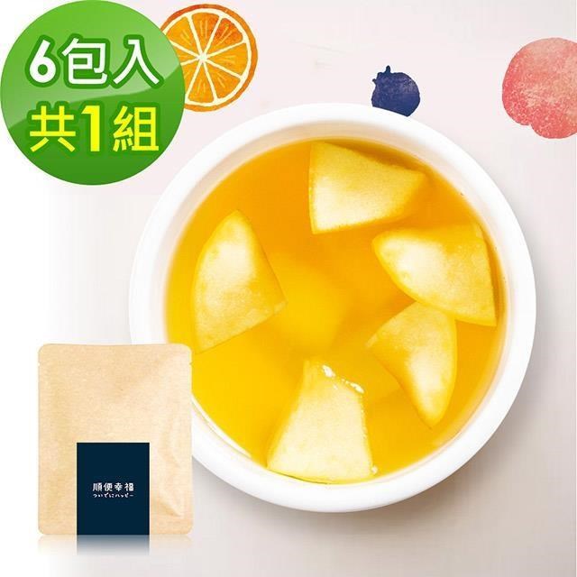 順便幸福 花漾果香綠茶隨享包6入/組,共1組(茶包 水果 綠茶 可冷泡)