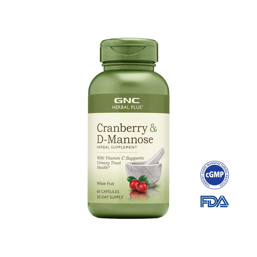 GNC 健安喜 蔓越莓膠囊食品(60粒/瓶) 三合一守護配方 女性私密呵護 私密淨爽 私密抗氧化